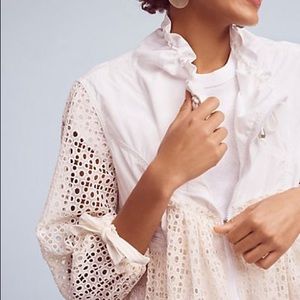 HEI HEI / Anthropologie Eyelet Windbreaker